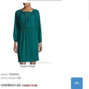 Melissa Masse Green Dress